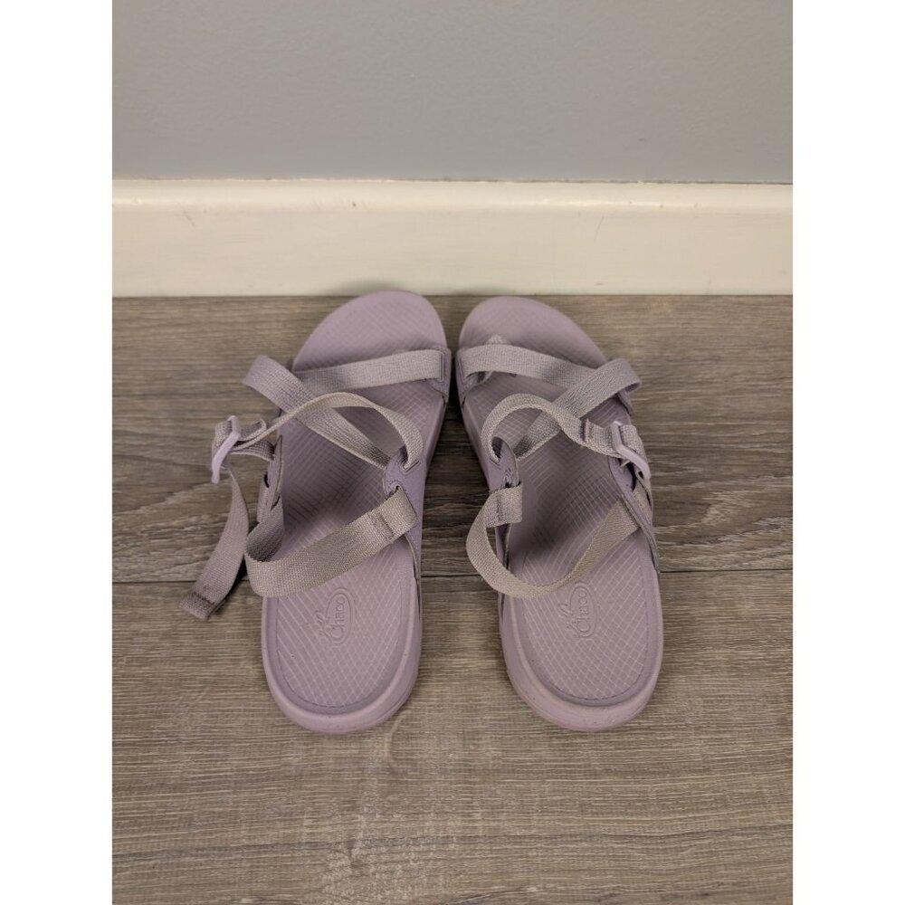 Chaco Lowdown Sandals Women 10 Purple Camping Water Hiking Beach Walk Adjustable - Picture 2 of 16